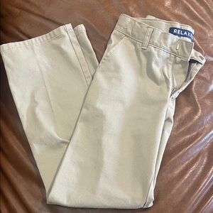 Relaxed Fit Boys Tan Pants size 12